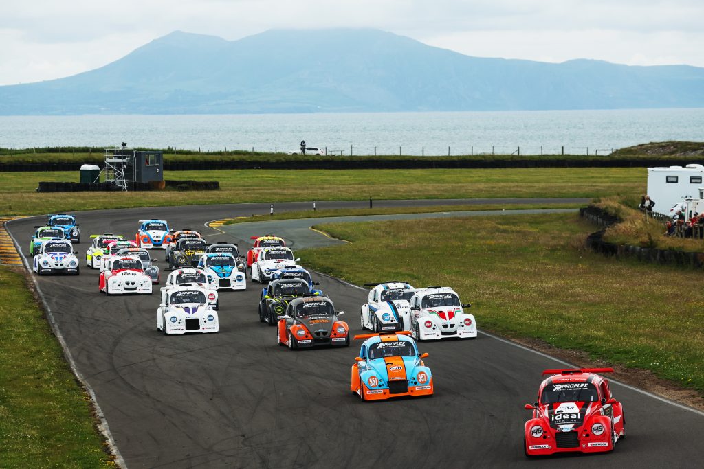 PLR Racing leading at Anglesey Circuit