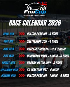 Fun Cup Endurance Championship Calendar 2026